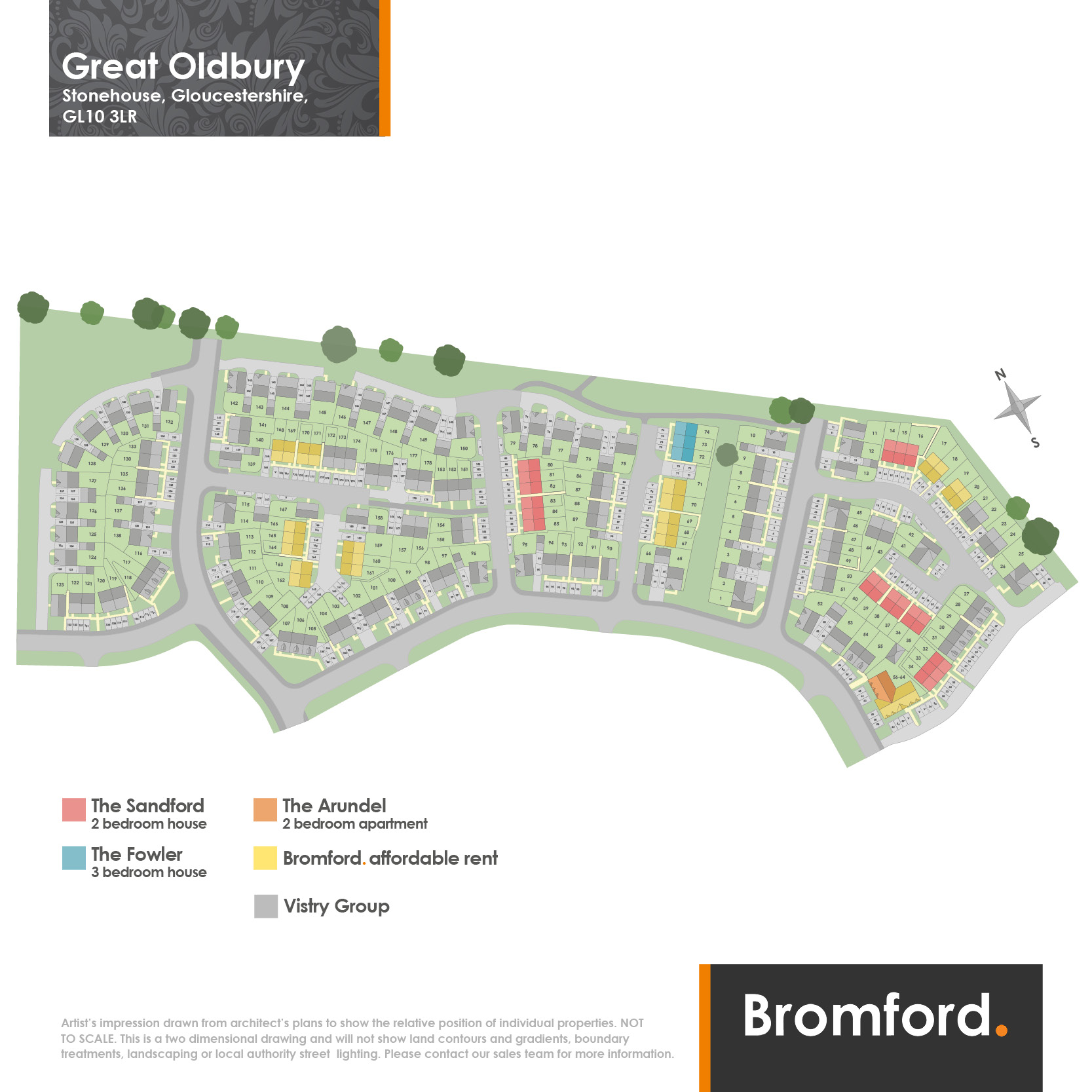 Site plan of Great Oldbury